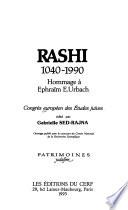 Rashi, 1040-1990
