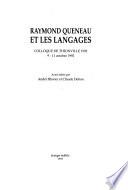 Raymond Queneau et les langages