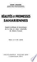 Réalités et promesses sahariennes