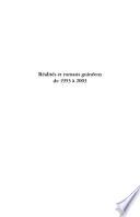 Realites et Romans Guineens de 1953 a 2003