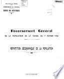 Recensement général de la population de la Tunisie du 1 février 1956