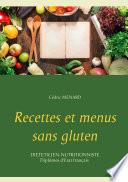 Recettes et menus sans gluten