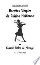 Recettes simples de cuisine haïtienne et conseils utiles de ménage