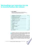Rechauffage par Induction lors de la Transformation des Metaux