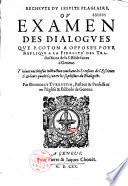 Recherche du jésuite plagiaire