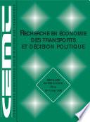 Recherche en économie des transports et décision politique
