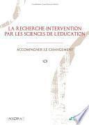 Recherche-intervention par les sciences de l'éducation (La) (ePub)