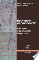 Recherche opérationnelle