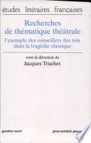 Recherches de thématique théâtrale