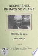 Recherches en Pays de Vilaine (2)