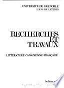 Recherches et travaux