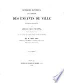 Recherches historiques sur la corporation des enfants de la ville de Chalon-sur-Saone