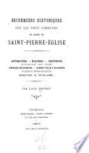 Recherches historiques sur les vingt communes du canton de Saint-Pierre-Église