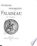Recherches historiques sur Palaiseau