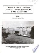 Recherches nucléaires et développement du Zaïre
