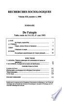 Recherches sociologiques