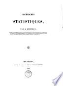 Recherches statistiques
