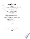 Recherches sur l'absorption de la lumière