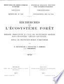 Recherches sur l'écosystème forêt