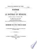 Recherches sur l'état sénile du crane...