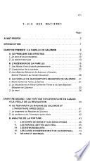 Recherches sur la famille de Salomon au XVIIIe siècle