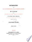 Recherches sur le commerce