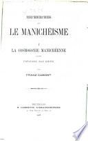 Recherches sur le Manichéisme