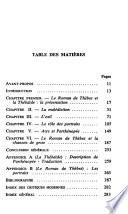Recherches sur le Roman de Thèbes