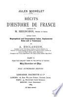 Récits d'histoire de France