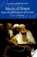 Récits d'orient dans les littératures d'Europe