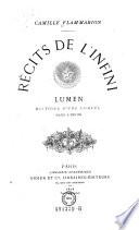 Récits de l'infini. Lumen, histoire d'une comète dans l'infini