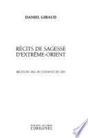 Récits de sagesse d'Extrême-Orient