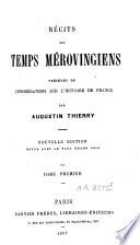 Récits des temps mérovingiens