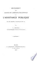 Récolement des archives de l'Administration générale de l'assistance publique qui ont échappé à l'incendie de mai 1871