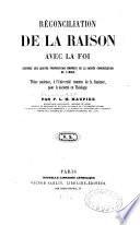 Réconciliation de la raison avec la foi