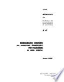 Reconnaissance géologique des formations sédimentaires post-paléozoïques du Niger oriental