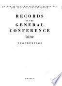 Records of the General Conference of the United Nations Educational, Scientific and Cultural Organization