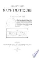 Récréations mathématiques