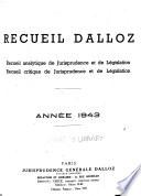 Recueil analytique de jurisprudence et de législation