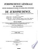 Recueil critique de jurisprudence et de législation