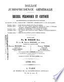 Recueil critique de jurisprudence et de législation
