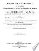 Recueil critique de jurisprudence et de législation