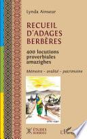 Recueil d'adages berbères