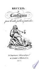 Recueil de cantiques