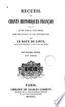Recueil de chants historiques français depuis le XIIe jusqu'au XVIIIe siècle, 2