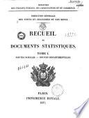 Recueil de documents statistiques