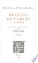 Recueil de farces (1450-1550)