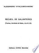Recueil de galanteries