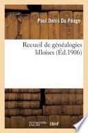 Recueil de Genealogies Lilloises