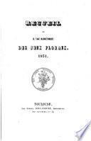 Recueil de l'Académie des jeux floraux